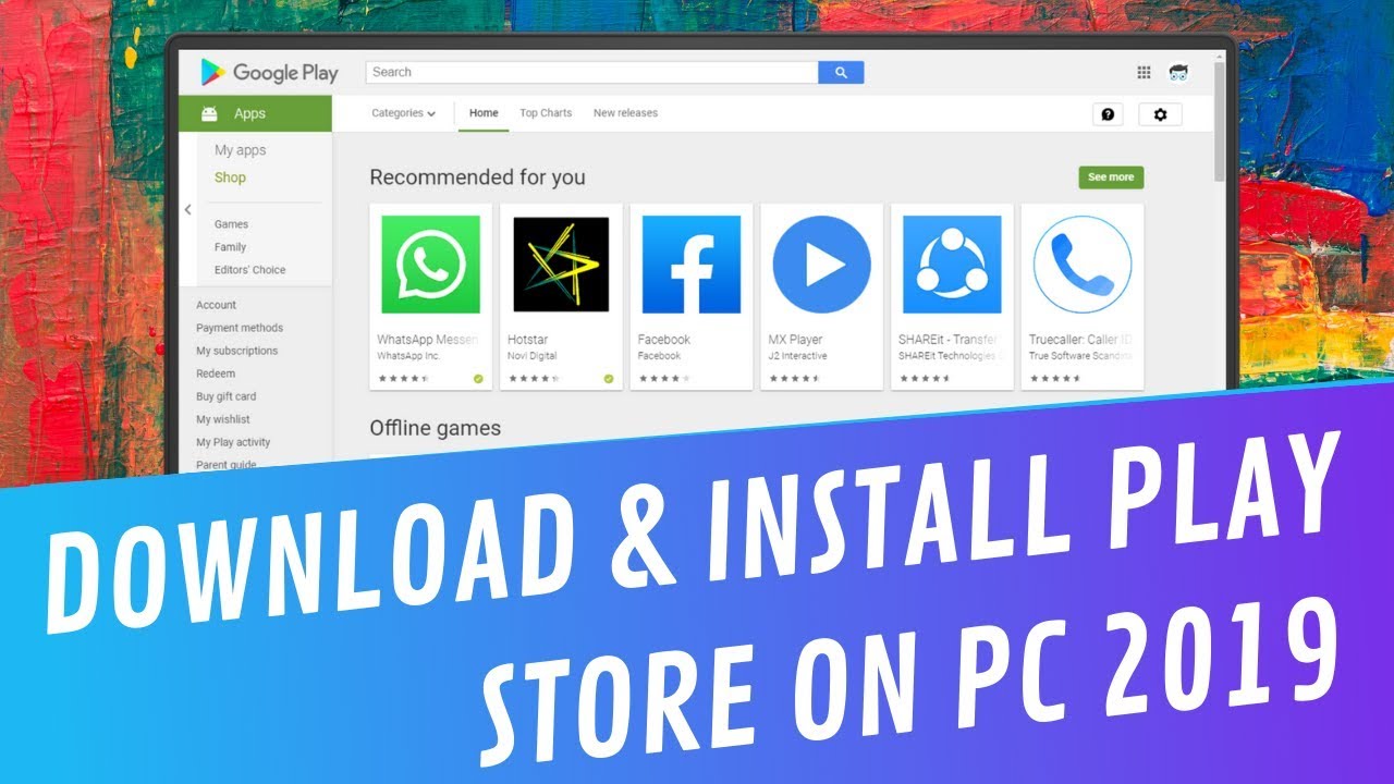 download and install google play
